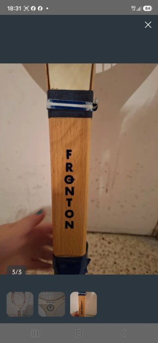 Raqueta de tenis vintage FEREUST FRONTON