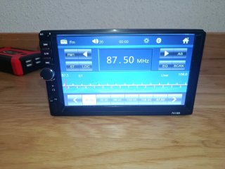 Radio de Coche 2DIN Táctil con Bluetooth