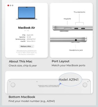 Funda Transparente MacBook Air 15.3 A2941 A3114