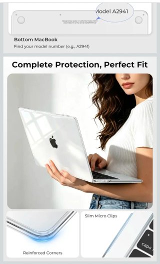 Funda Transparente MacBook Air 15.3 A2941 A3114