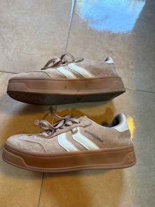 Zapatillas Deportivas Marrones