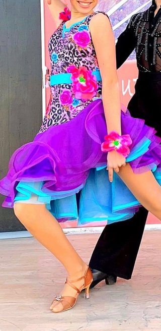Vestido de Baile Latino