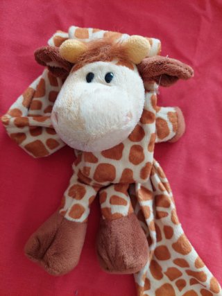 2 Bufandas de animales de peluche