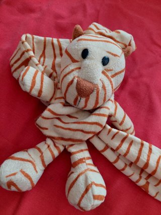2 Bufandas de animales de peluche