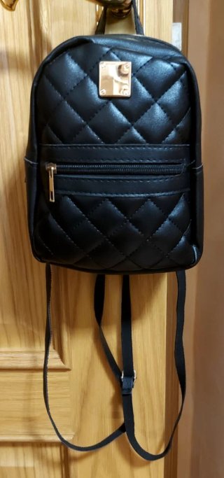 Mochila perfecta,acolchada negra