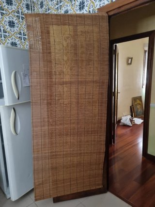 Persiana enrollable de bambú