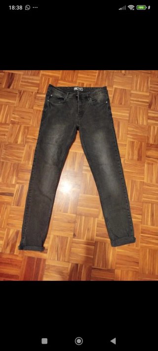 Pantalón Skinny Gris FSBN