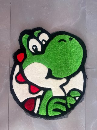 Alfombra Yoshi de tela