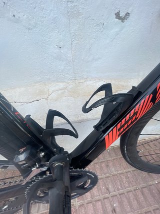 Bicicleta BH Evo Ultralight Negra letras naranja