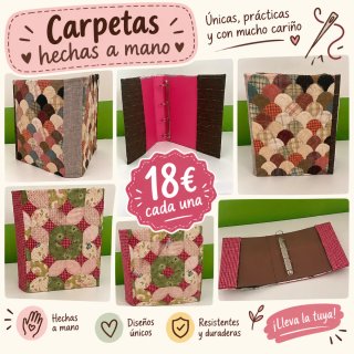 Carpeta Artesanal de Tela