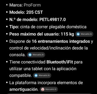 Cinta de Correr ProForm