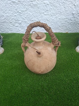 Botijo de carretero de barro