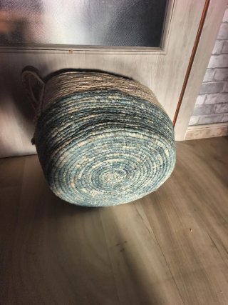 Cesta de almacenaje de paja