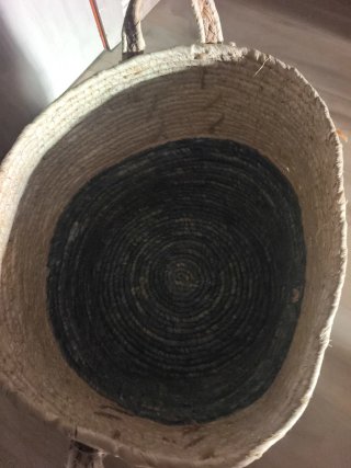Cesta de almacenaje de paja
