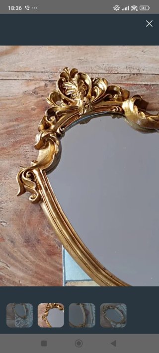 Espejo Barroco Dorado