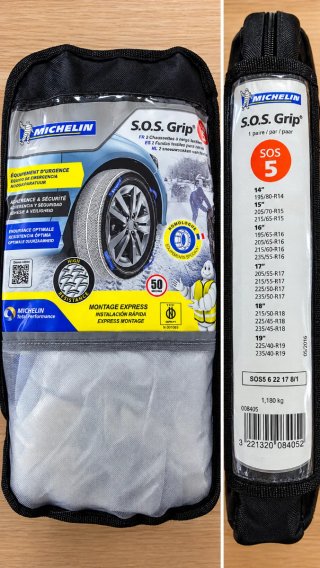 Cadenas Nieve Textiles Michelin SOS Grip 5