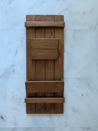 Colgador de llaves madera rústico