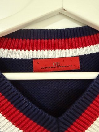 Jersey Carolina Herrera Azul Talla S