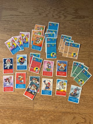 Cromos super mario bimbo
