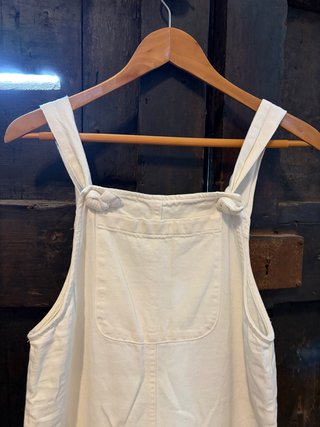 Oysho Jean blanco jumpsuit / overall Talla S