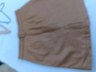 Falda Pepe Jeans Piel Talla 40 Marrón