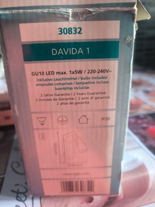 Aplique de pared Eglo Davida 1
