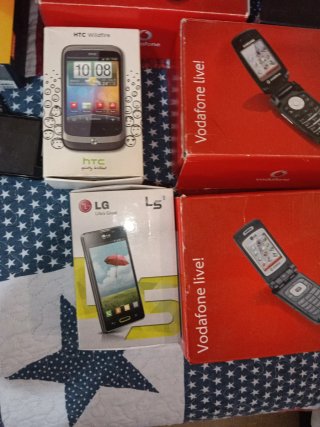 Lote móviles antiguos para piezas