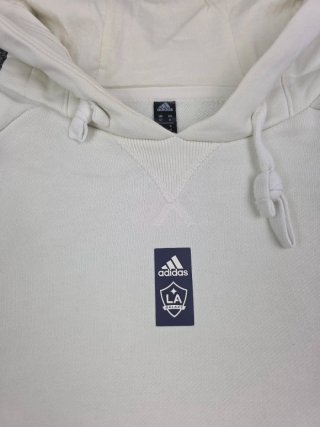 Adidas LA Galaxy Hoodie White MLS Size M