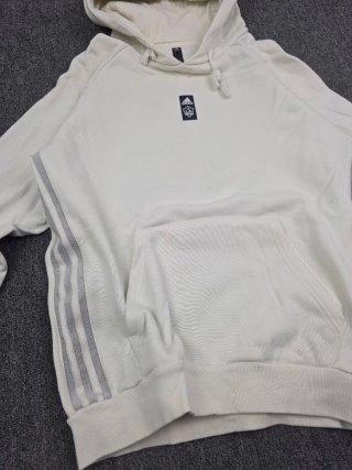 Adidas LA Galaxy Hoodie White MLS Size M