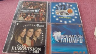 Lote 4 CDs Operación Triunfo