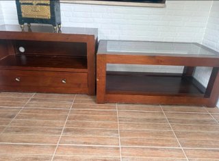 Mueble de salón madera maciza