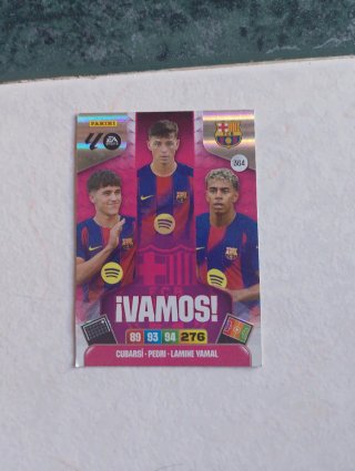 Cromo Panini FC Barcelona ¡VAMOS!