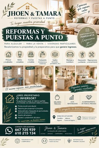 Reformas y puestas a punto