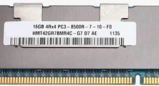 10 Memorias RAM 16GB PC3-8500R Hynix