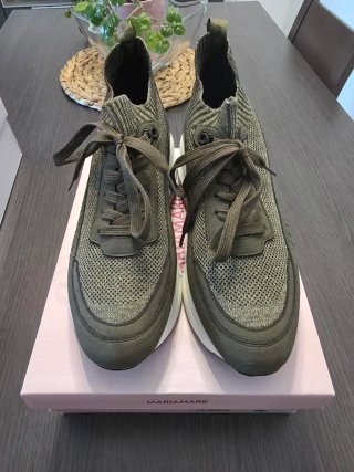 Zapatillas Mariamare Verde Militar T.40