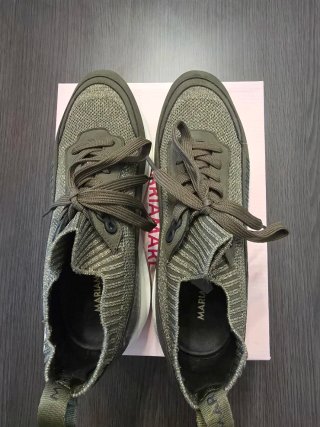 Zapatillas Mariamare Verde Militar T.40