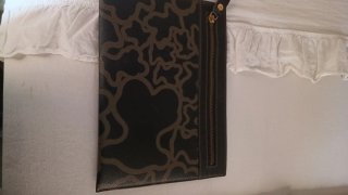 Clutch Tous Negro y Marrón