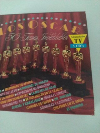 3 CDs Los Óscar: 50 Temas Inolvidables