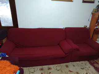 Sofá Cama de 3 Plazas y Butaca a Juego