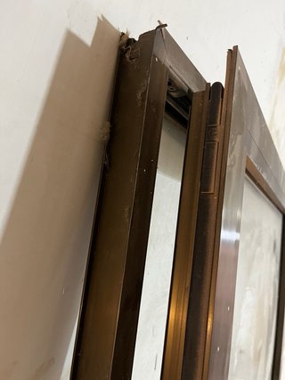 Puerta de Aluminio de cristal para terraza