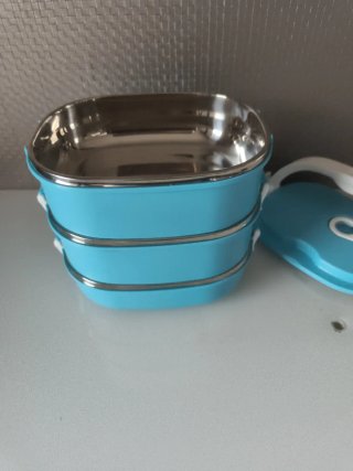 Set de 3 Fiambreras de Acero Inoxidable