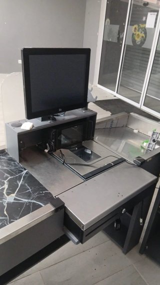 Mostrador de Caja para Comercio
