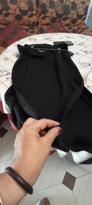 Conjunto corpiño lentejuelas negro y plata