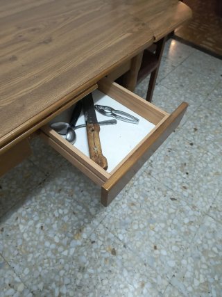Mesa de Madera Extensible. Olite Navarra
