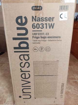 Frigorífico 12V Universal Blue Nasser 6031W 80L