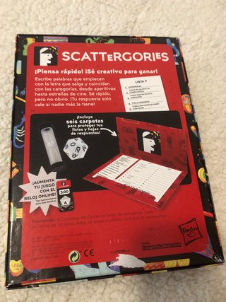 Scattergories Juego de Categorías Hasbro Gaming