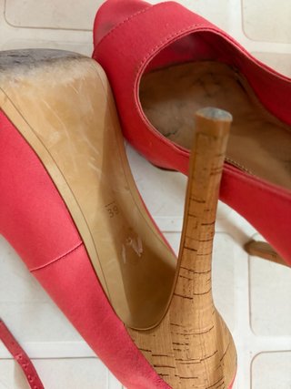 Zapatos de fiesta plateados tacón ancho varios mod