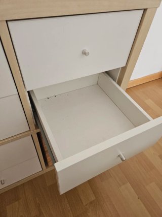 Mueble Modular Ikea Blanco y Madera