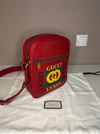 Bolso Gucci ”Print Logo Messenger Bag”