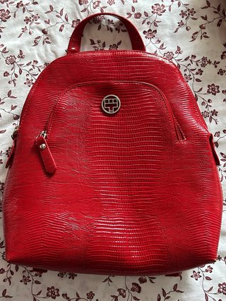 Bolso Mochila Rojo
